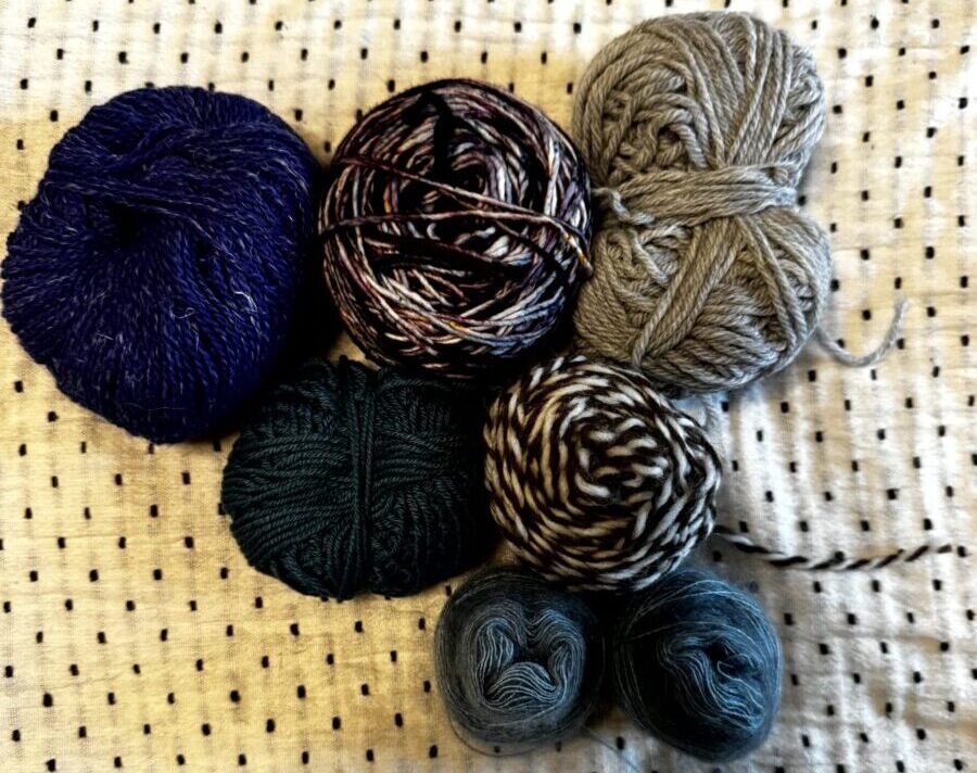 Mini Wool and Mohair Leftovers